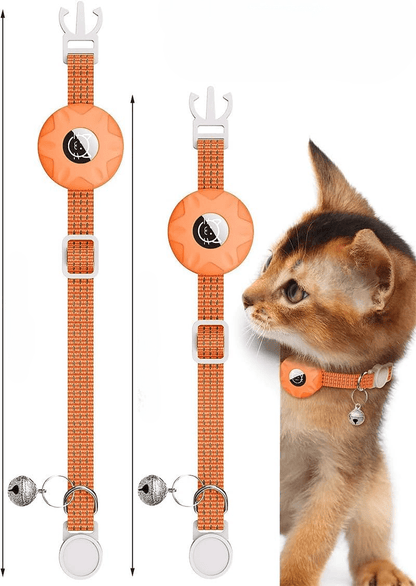 Collier Airtag Chat - CatAirTagCollar™ - Orange
